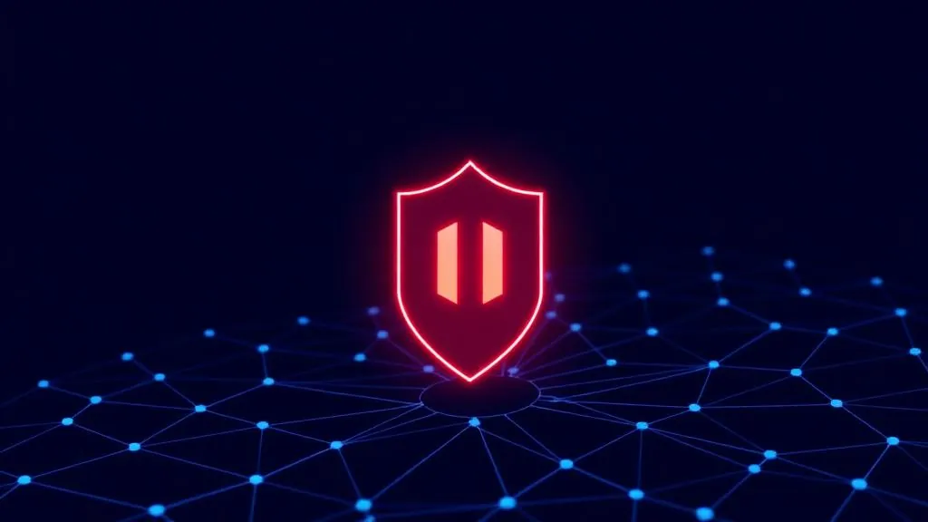 Emergency governance alert shield pausing a blockchain network