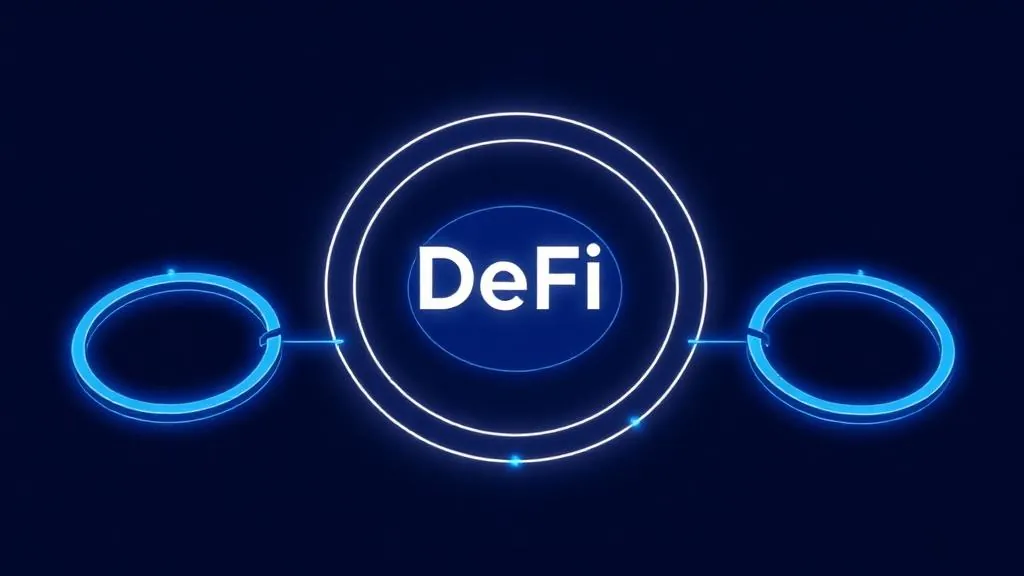 DeFi liquidity pools connected to a governance smart contract